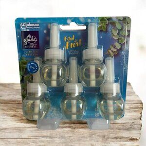 Glade PlugIns Refills Air Freshener, First Frost, 3.35 Fl Oz, 5 Count